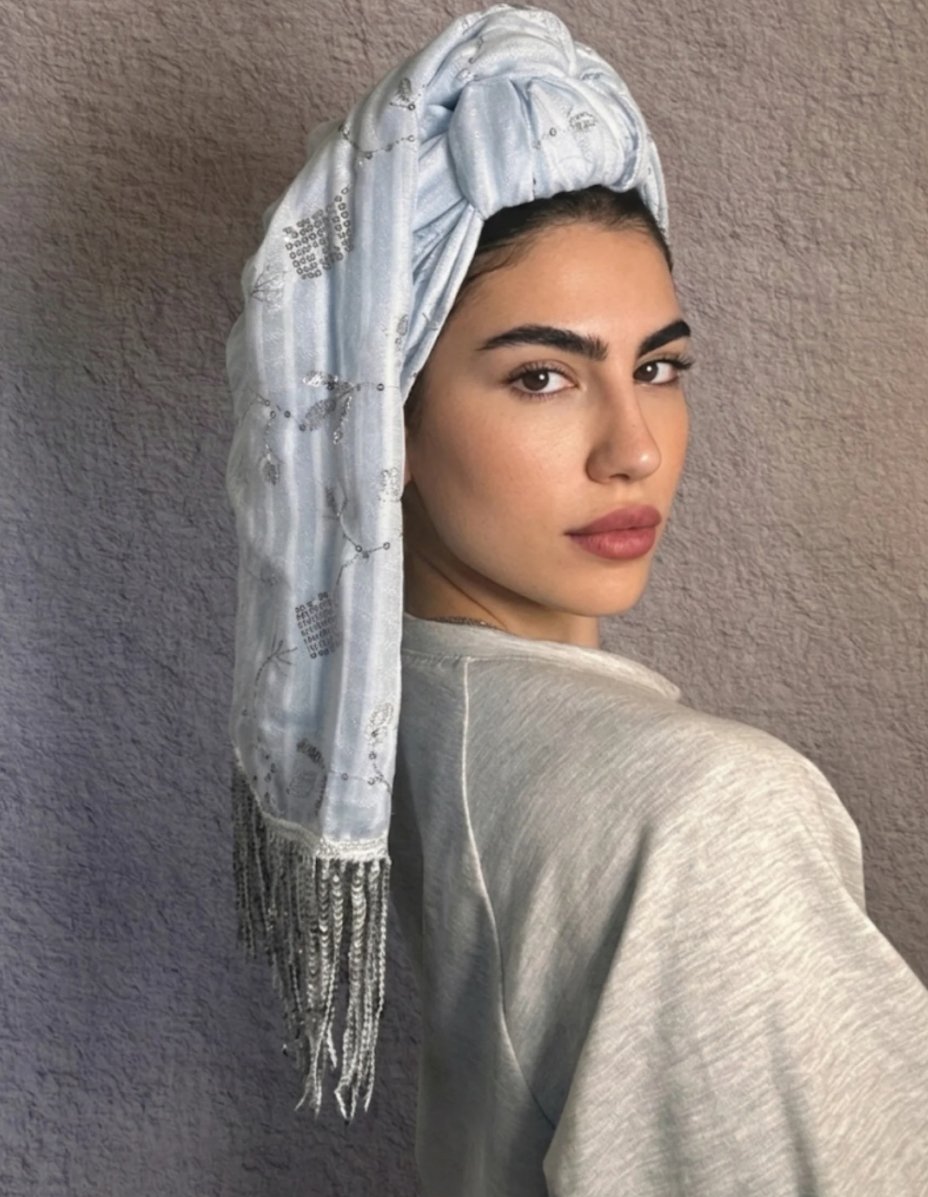 מטפחת - ״תפארתך״ תכלת