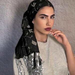 מטפחת - ״תפארתך״ שחור