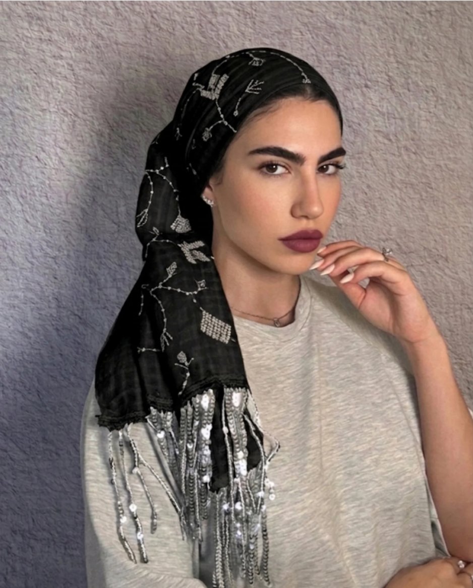 מטפחת - ״תפארתך״ שחור