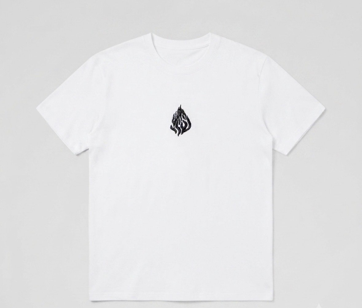 THE TZITZIT TEE האש שלי לבן