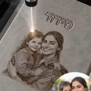 סידור בחריטת תמונה והקדשה אישית